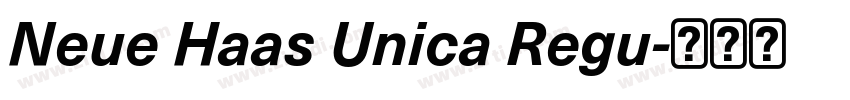 Neue Haas Unica Regu字体转换 Neue Haas Unica Regu字体转换